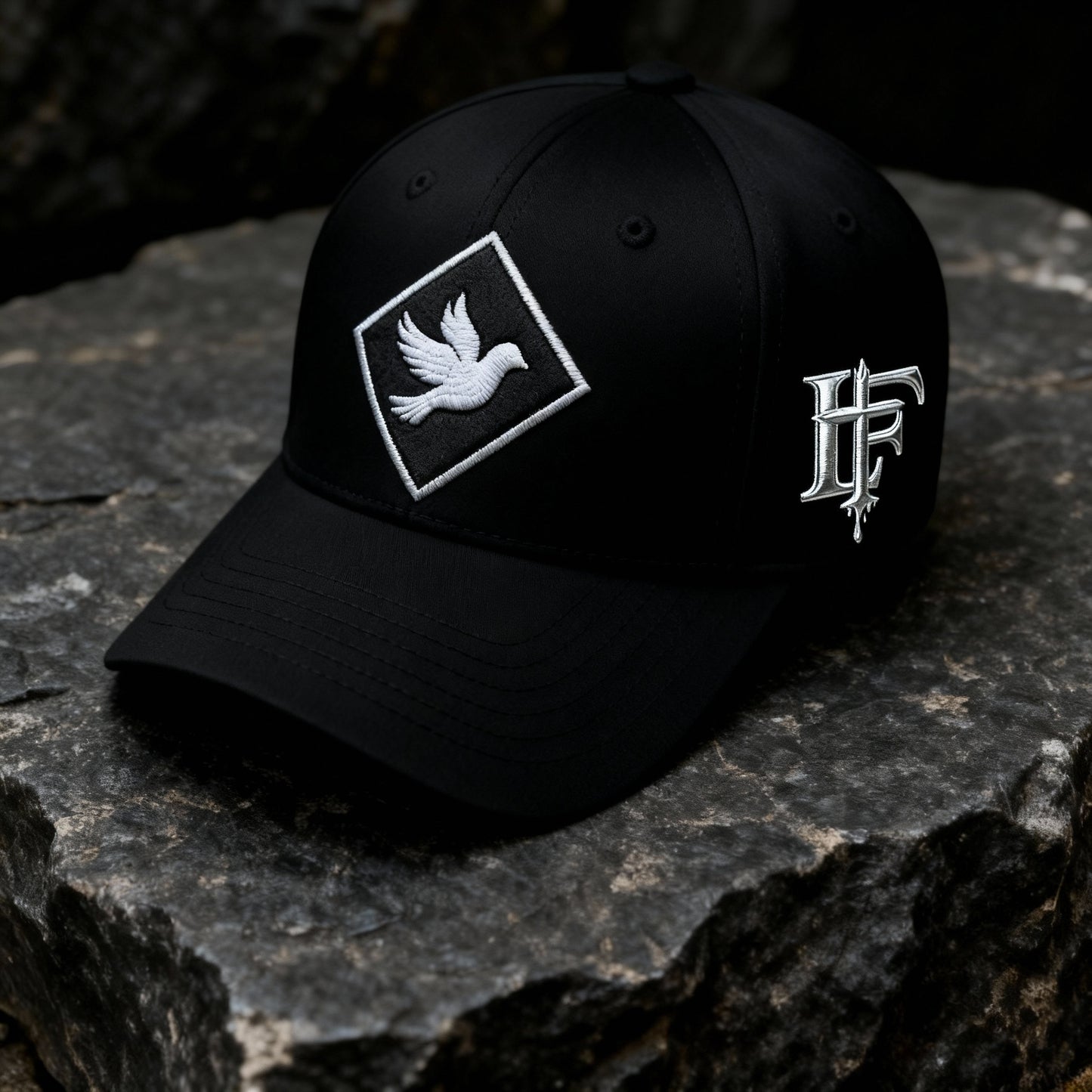Dove-Holy-Spirit-Hat-Black