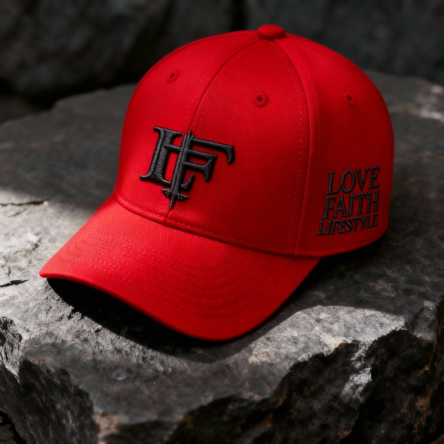 Love-Faith-Hat-Black on Black