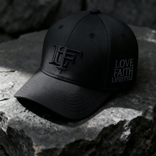 Love-Faith-Hat-Black on Black