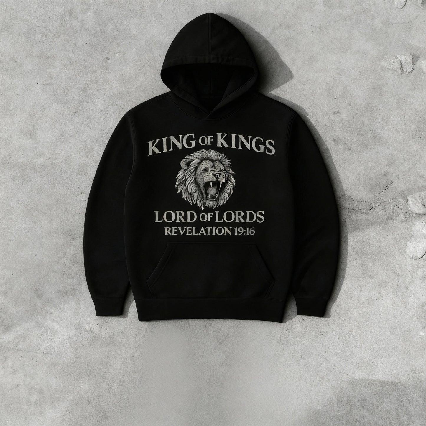 King Of Kings Black-Hoodie