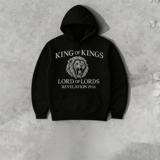 King Of Kings Black-Hoodie
