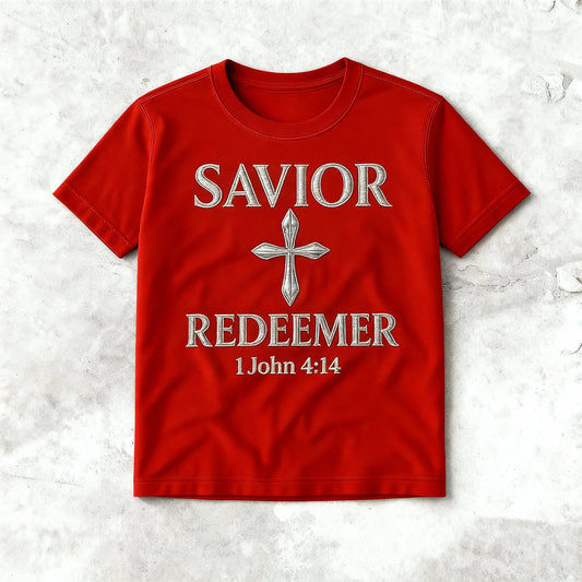 Savior-Tee-Red