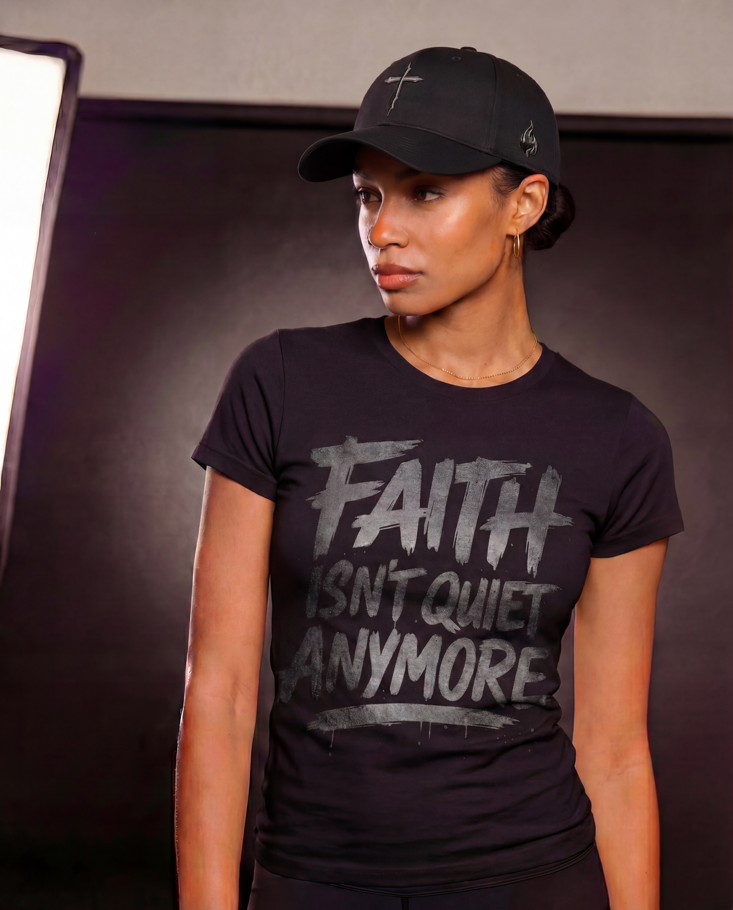 FAITH ISN'T QUIET ANYMORE™ FEMALE TEE SHIRT