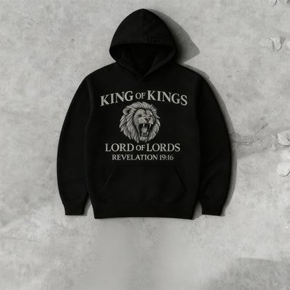 King Of Kings Black-Hoodie